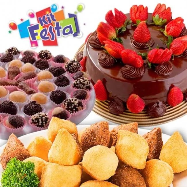 Kit festa em caixa individual — Krystal Eventos
